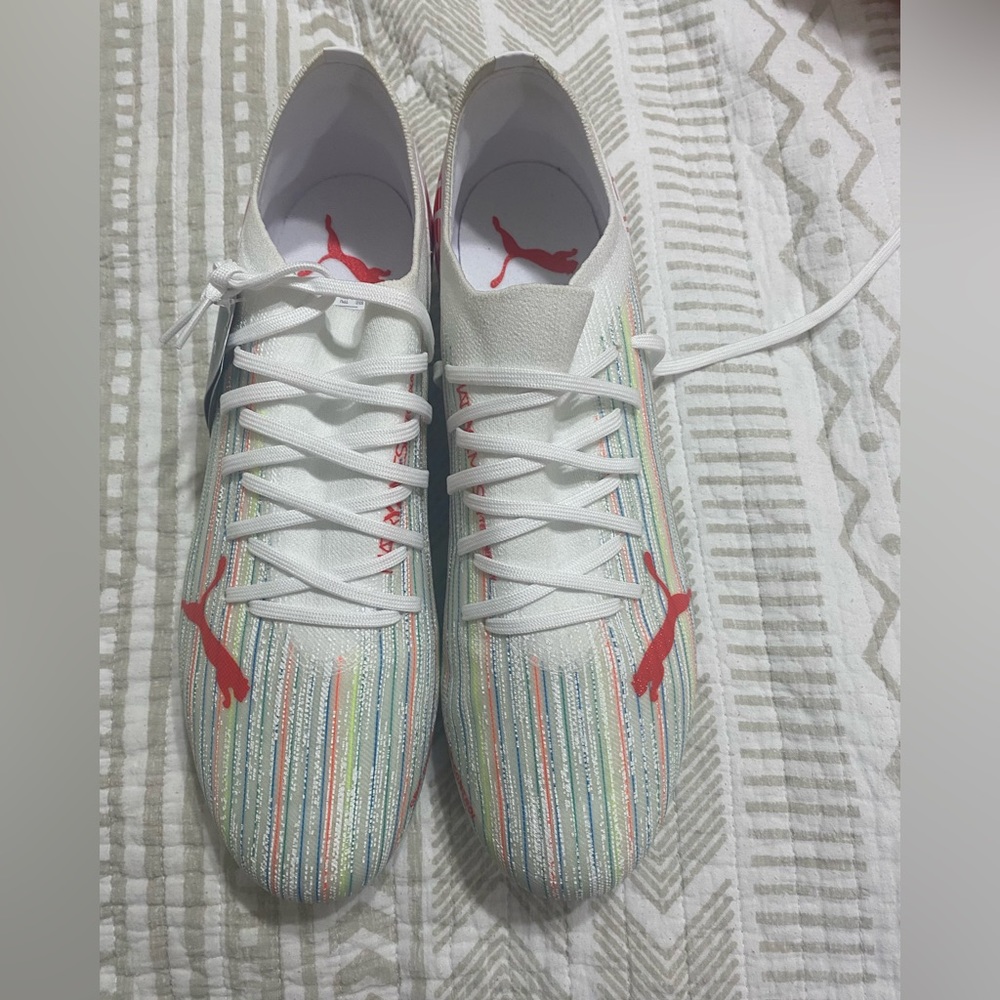 PUMA Ultra 3.2 FG/AG Lace Up Multicolor Men’s Soccer Cleats